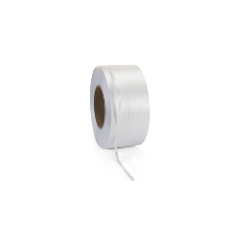 Feuillard polypropylène manuel et machine RAJA 8 mm x 4000 m - Lot de 2