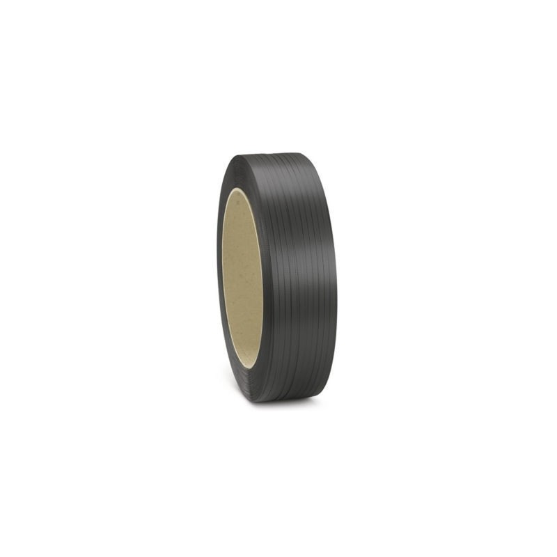 Feuillard polypropylène recyclé manuel et machine RAJA 9 mm x 4000 m - Lot de 2