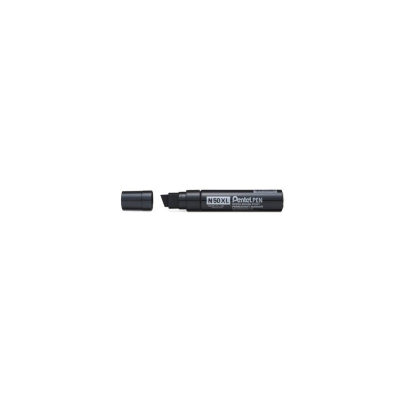 Marqueur indélébile pointe extra-large PENTEL noir - Lot de 6