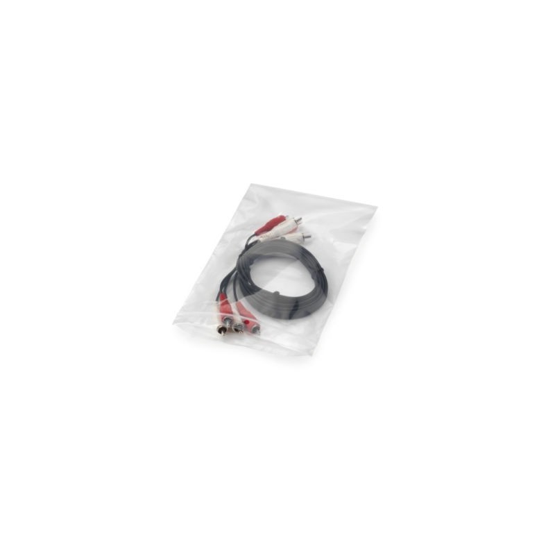 Sachet plastique zip transparent 50 microns 12,5 x 12,5 cm - Paquet de 1000