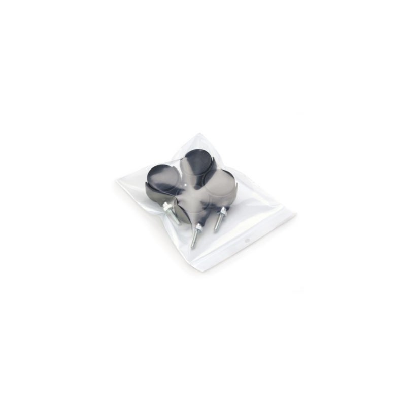 Sachet plastique zip transparent 50 microns 16 x 23 cm - Paquet de 1000