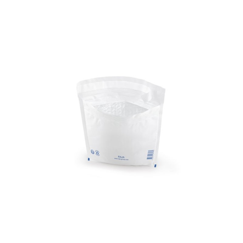 Pochette plastique matelassée bulles RAJA 18x26 cm - Paquet de 100