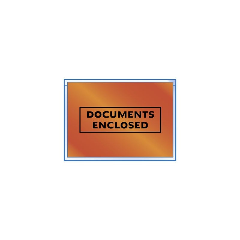 Pochette porte-documents adhésive RAJA Eco documents enclosed 225x165 mm - Paquet de 1000