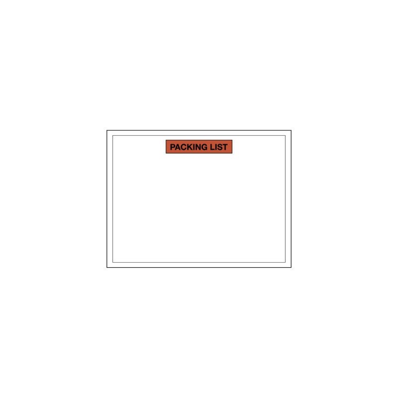 Pochette porte-documents adhésive RAJA Eco packing list 225x165 mm - Paquet de 1000
