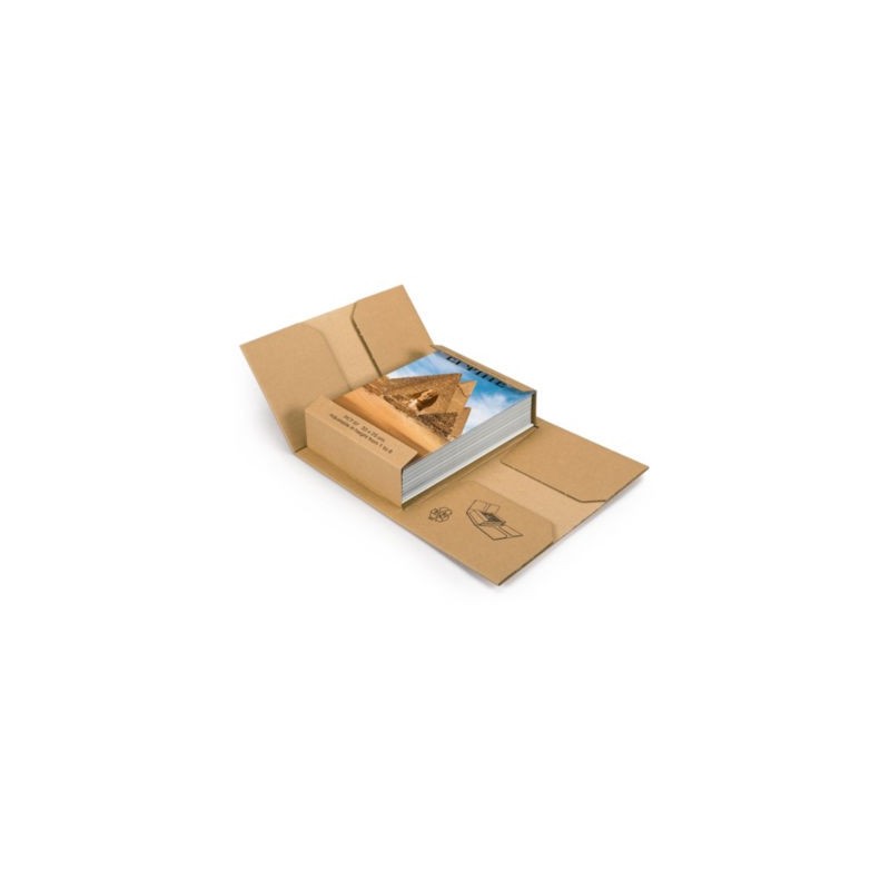 Étui postal carton brun renforcé PACPOST 43x31 cm - Lot de 25
