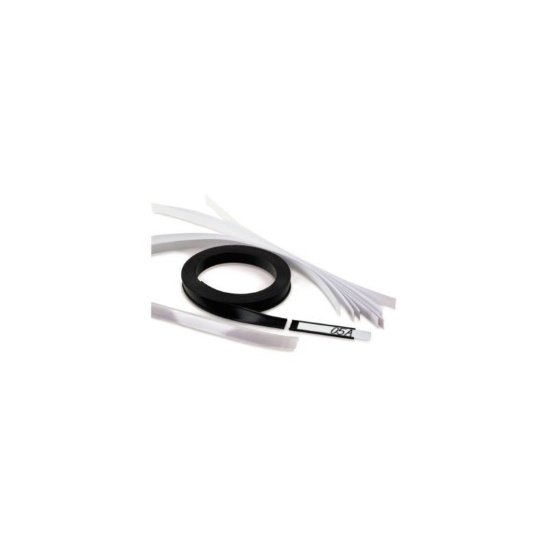 Porte-étiquette magnétique + étiquette en rouleau 30 mm