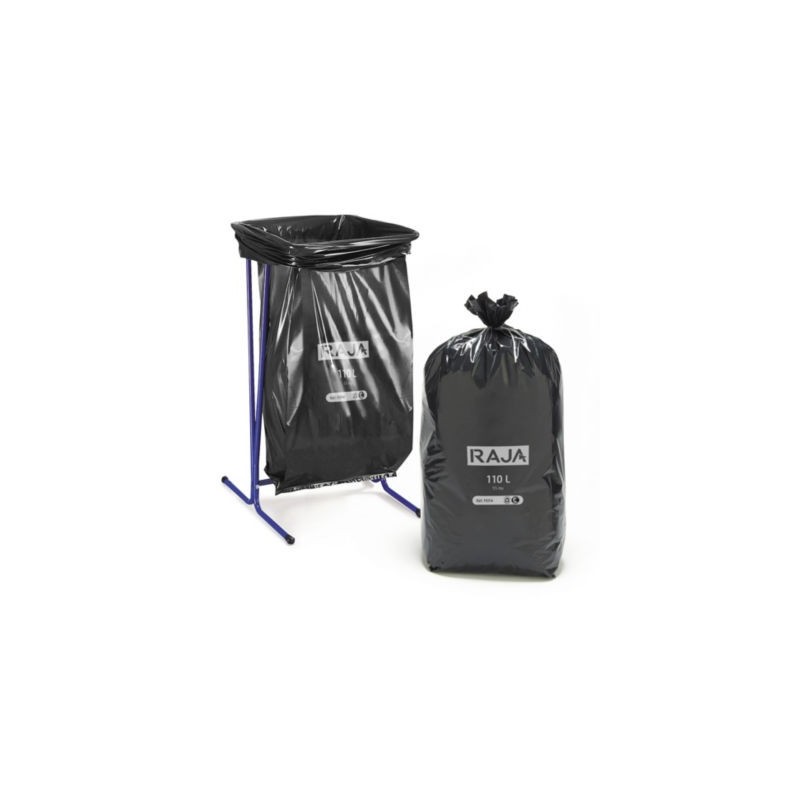 Pack support + 400 sacs poubelle 110 L RAJA