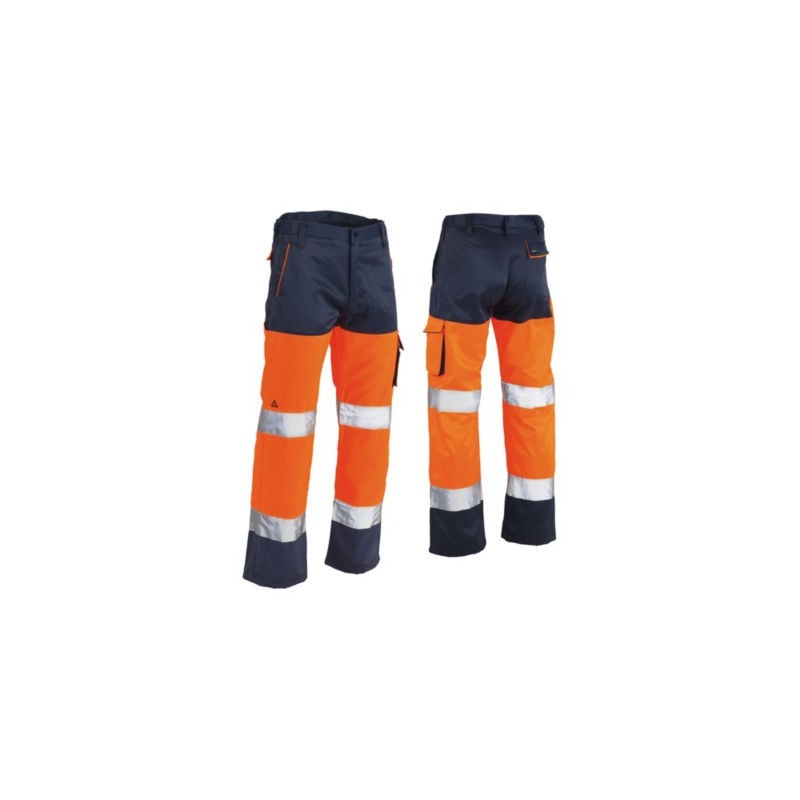 Pantalon hte visibilité orange taille M