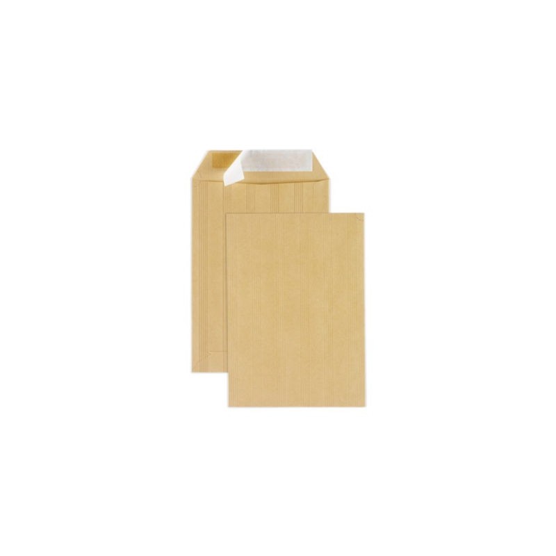 Pochette kraft Adour brune autocollante sans fenêtre C5 - 162x229 mm - Paquet de 500