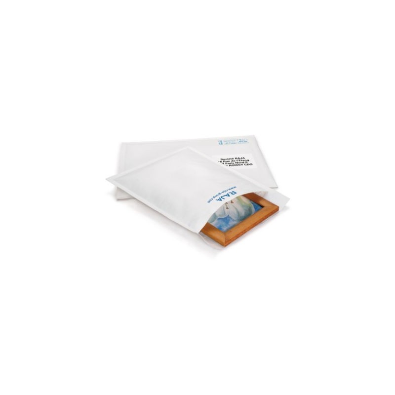Pochette matelassée bulles Éco RAJA 12x21 cm qualité 75 g/m² - Paquet de 200
