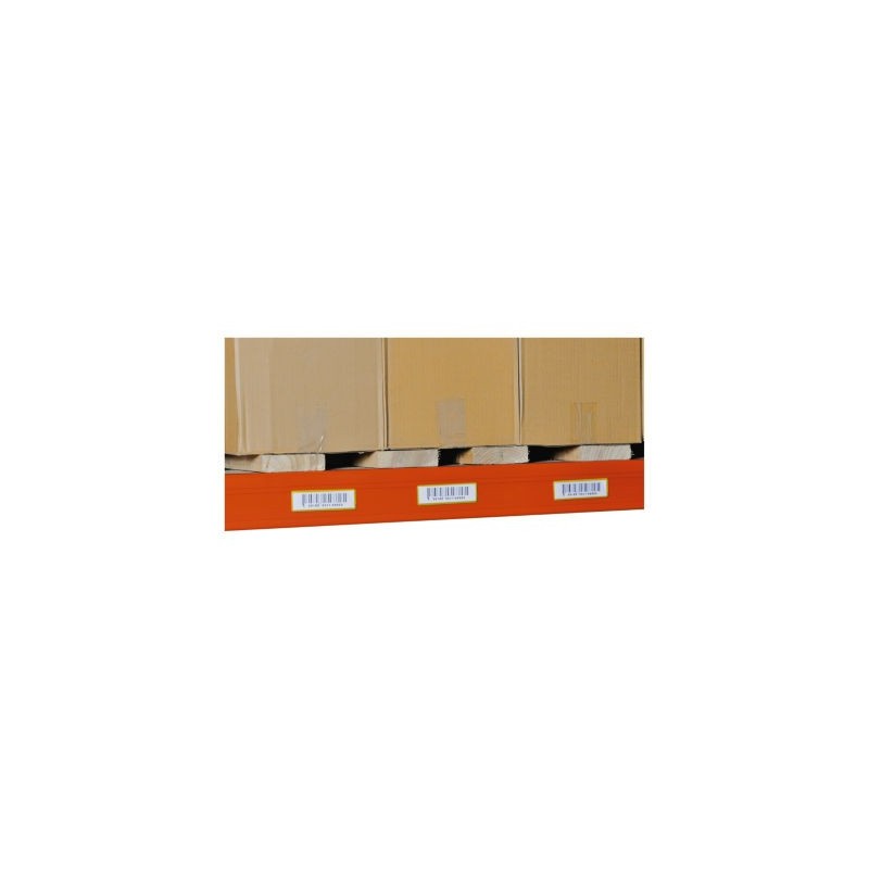 Porte-étiquette magnétique signalétique 120x40 mm - Paquet de 25