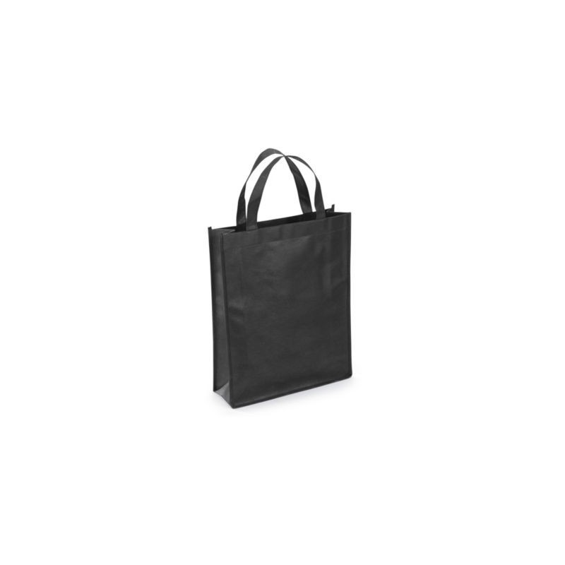 Sac polypropylène non tissé noir 40 x 35 x 12 cm - Paquet de 20