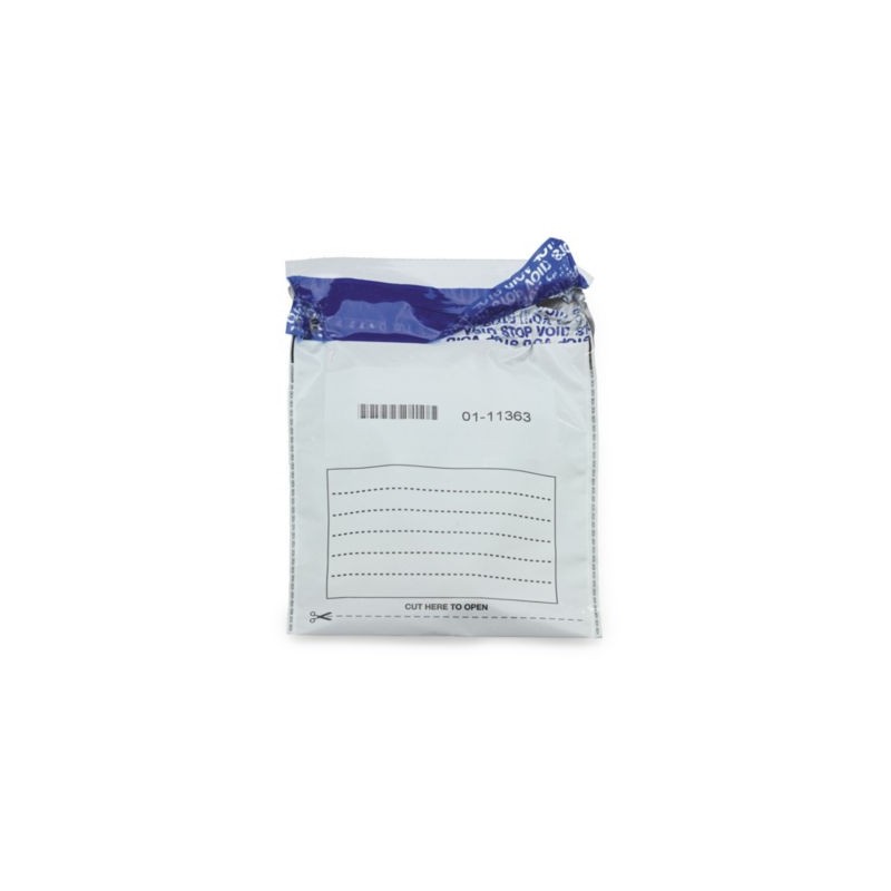 Pochette plastique opaque de sécurité 80% recyclé RAJA 17x21 cm - Paquet de 100