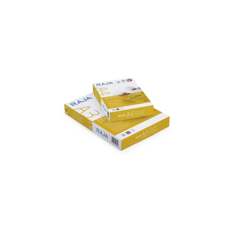 Ramette papier haute qualité RAJA A4 80g  - Paquet de 500 x 5