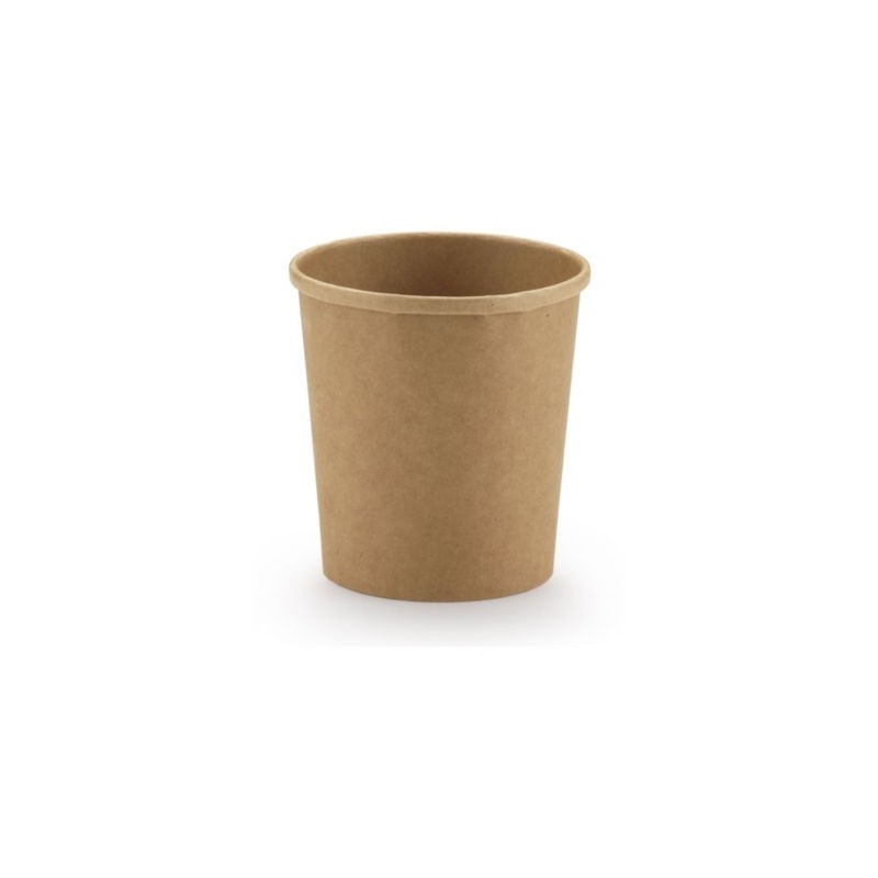Pot carton brun RAJA 48 cl - Paquet de 500