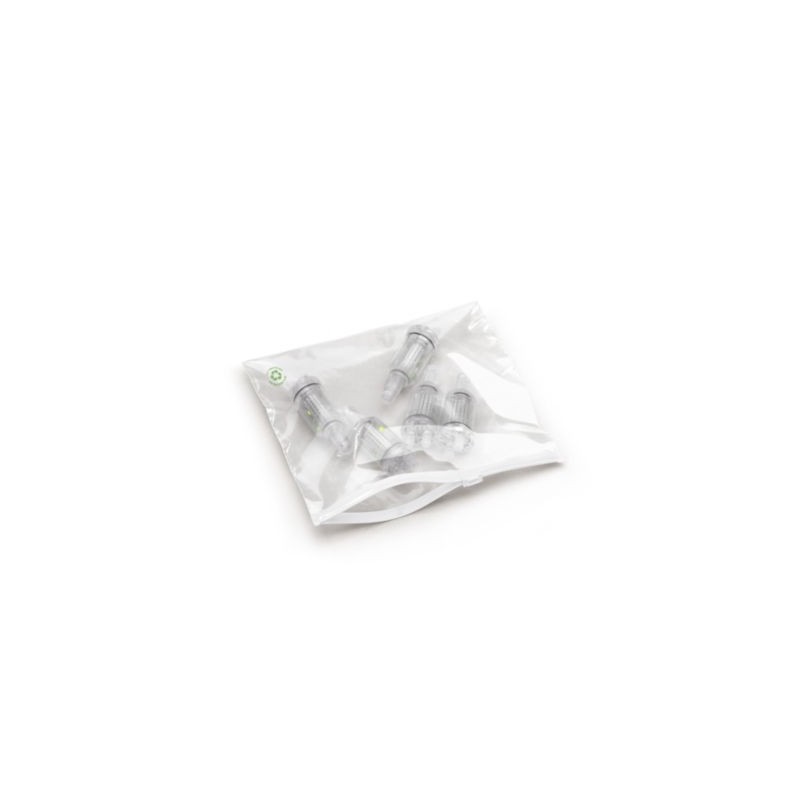 Sachet plastique 50% recyclé transparent à curseur 20x18 cm - Paquet de 250
