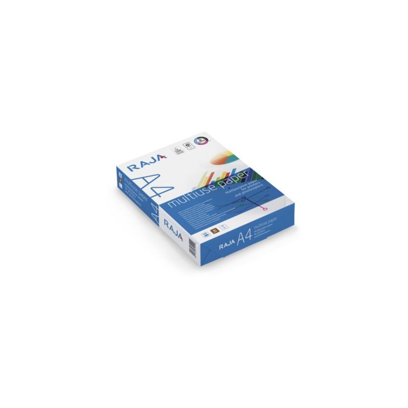 Ramette papier A4 multiusage 80g RAJA - Paquet de 500 x 5