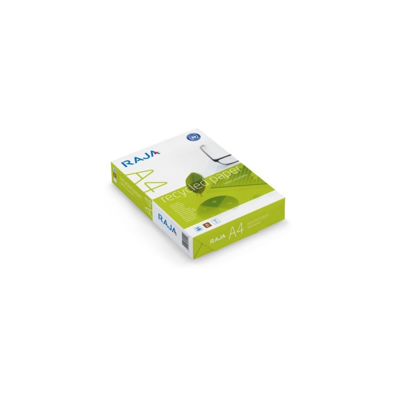 Ramette papier recyclé A4 80g RAJA - Paquet de 500 x 5