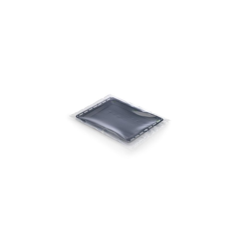 Gaine plastique recyclé transparente 150 microns 400 mm x233 m