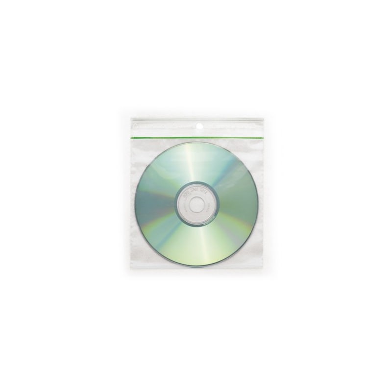 Sachet plastique zip 50% recyclé transparent 60 microns RAJA 10x10 cm - Paquet de 1000