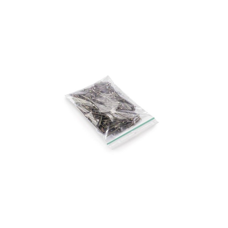 Sachet plastique zip 50% recyclé transparent 100 microns RAJA 18 x 25 cm  - Paquet de 500