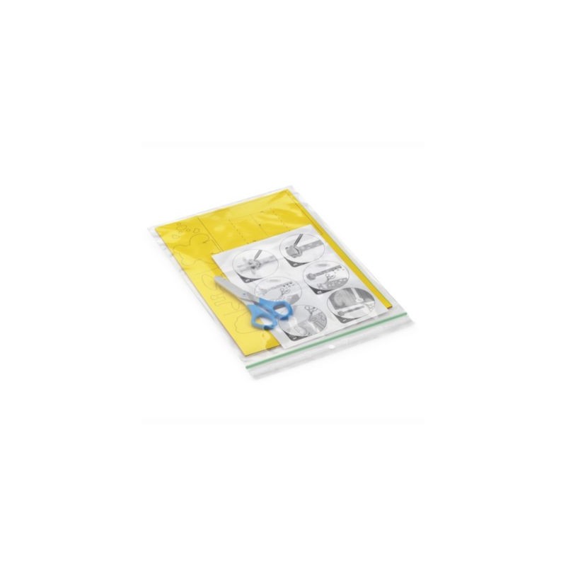 Sachet plastique zip 50% recyclé transparent 60 microns RAJA 23x32 cm - Paquet de 1000