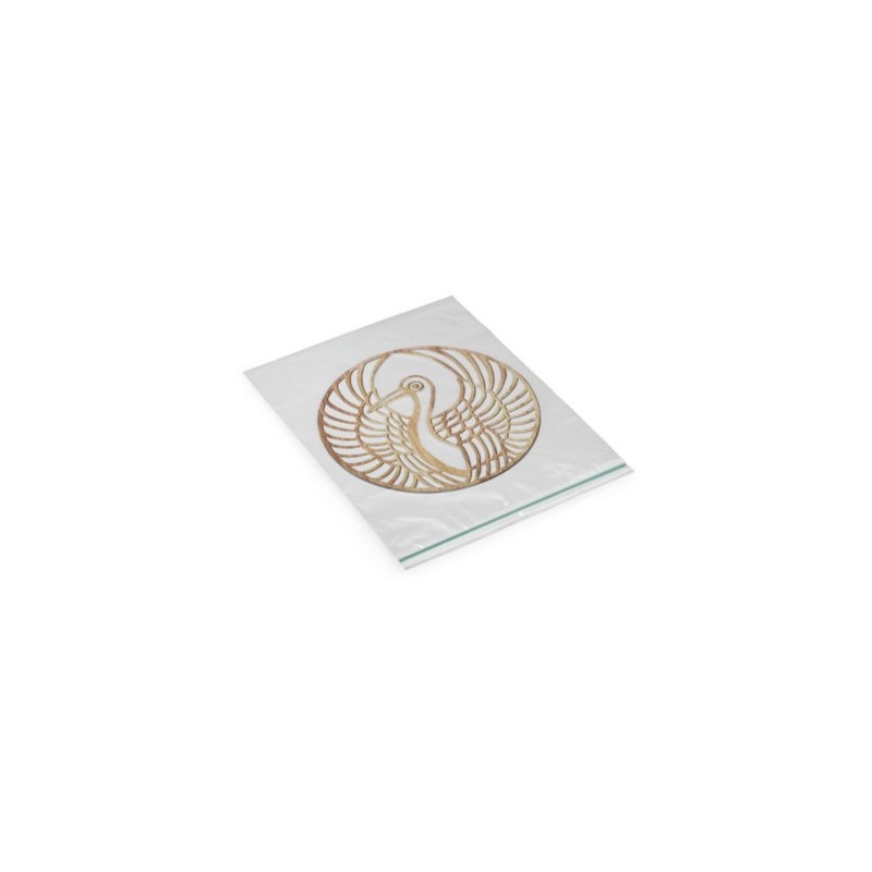 Sachet plastique zip 50% recyclé transparent 100 microns RAJA 40 x 60 cm  - Paquet de 500