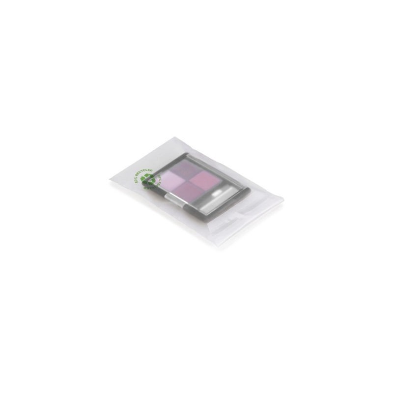 Sachet plastique 50% recyclé givré à fermeture adhésive 8 x 12 cm - Paquet de 1000