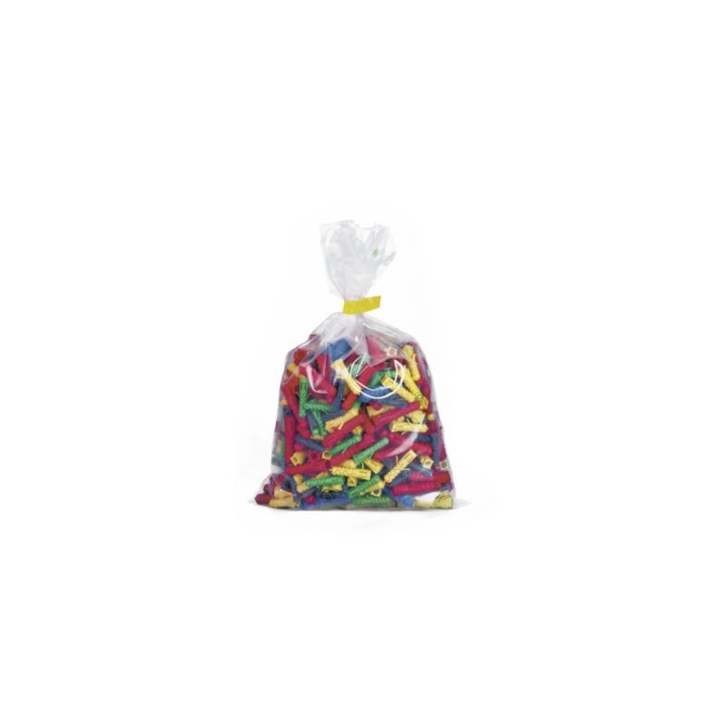 Sachet plastique 50% recyclé 50 microns RAJA 8x16 cm - Paquet de 1000