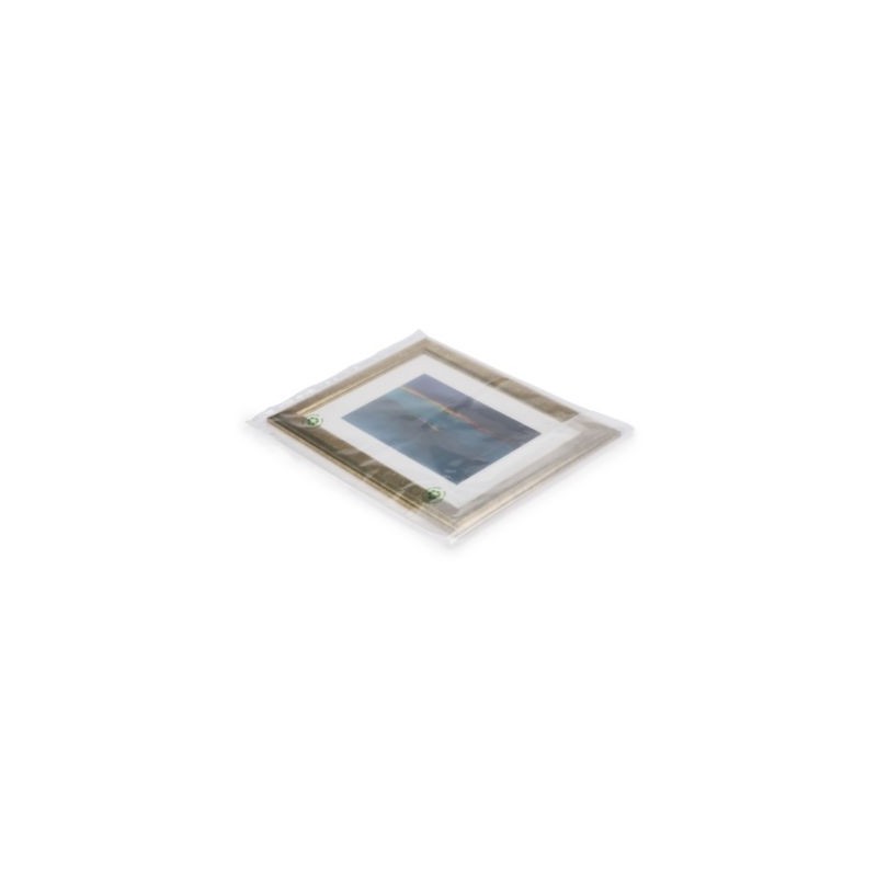 Sachet plastique recyclé transparent 100 microns RAJA 80x140 cm - Paquet de 100