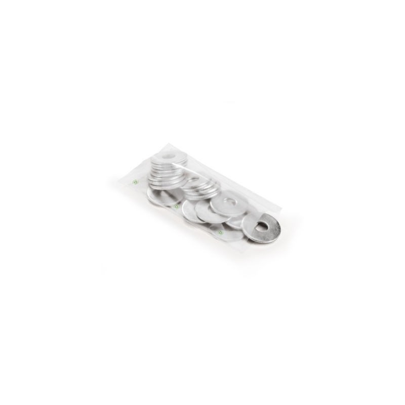 Sachet plastique 50% recyclé transparent 100 microns RAJA 12x18 cm - Paquet de 500