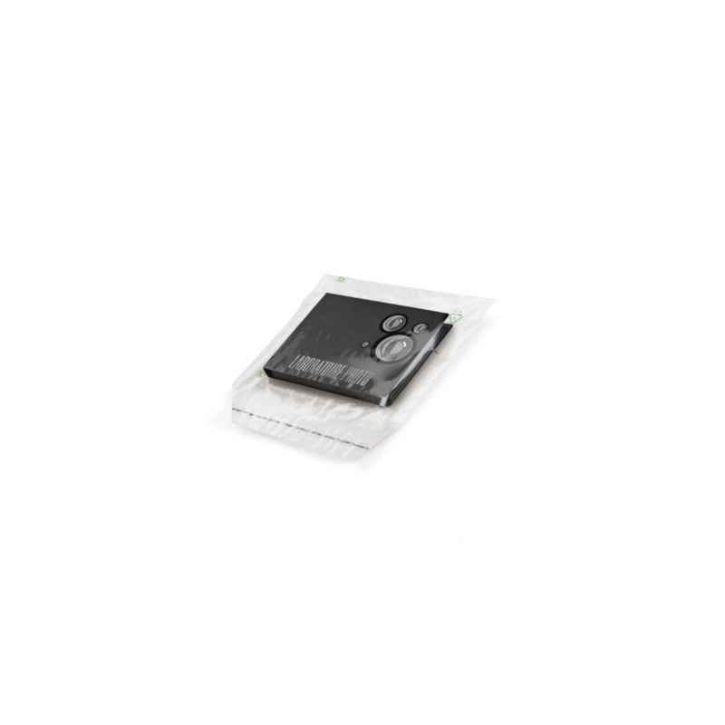 Sachet plastique 50% recyclé transparent à fermeture adhésive 15x18 cm - Paquet de 1000