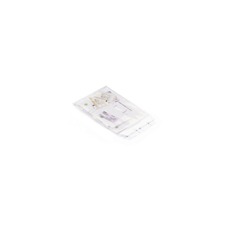 Sachet plastique 50% recyclé transparent à fermeture adhésive 16x22 cm - Paquet de 1000