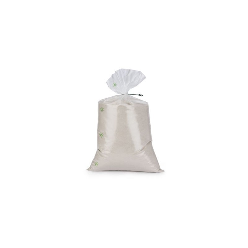 Sachet plastique recyclé transparent 150 microns RAJA 55x90 cm - Paquet de 100