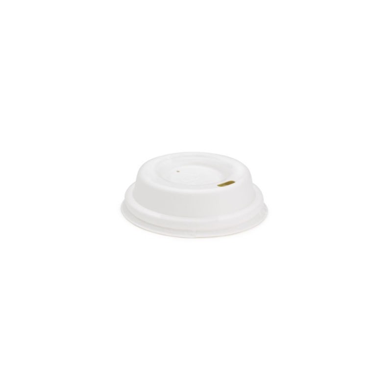 Couvercle biosourcé pour gobelet carton 10 cl - Paquet de 2000