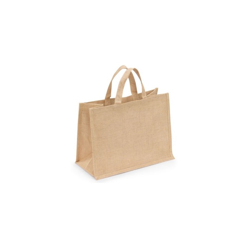 Sac en toile de jute naturel 36 x 27 x 20 cm - Paquet de 10