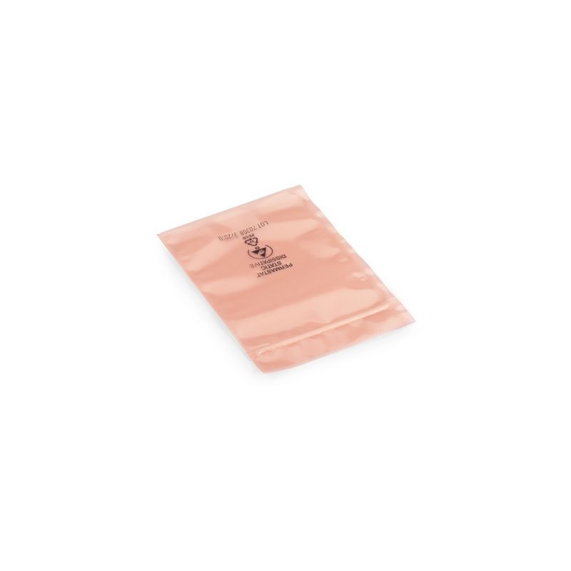 Sachet plastique zip antistatique 15x22,5 cm - Paquet de 500