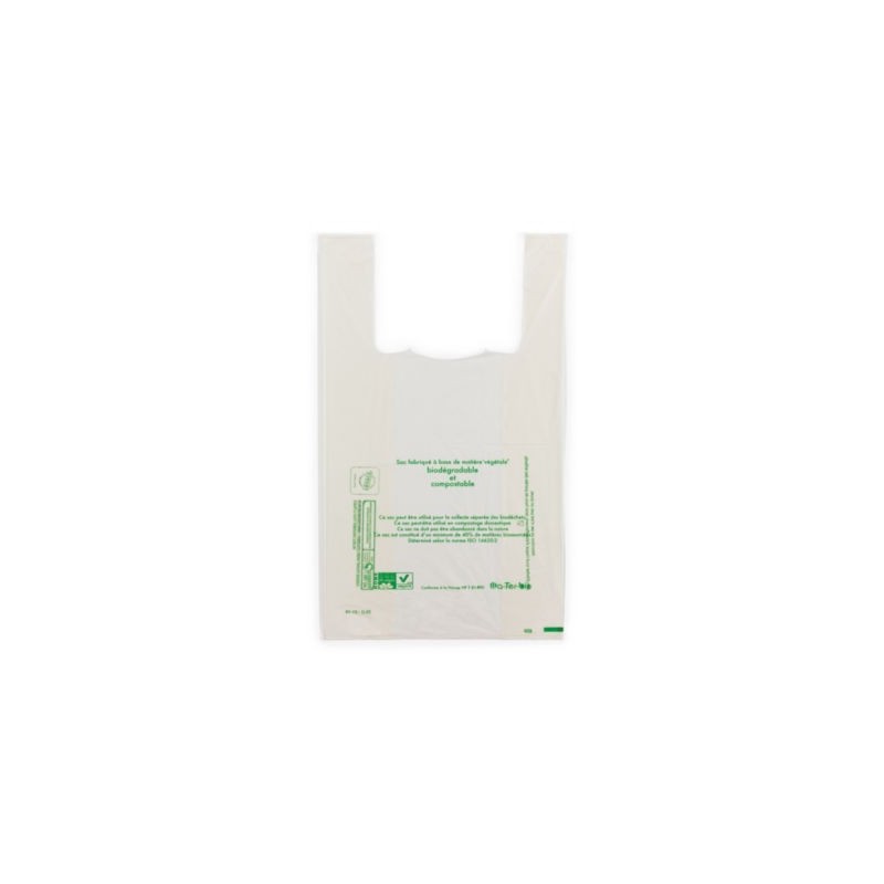 Sac bretelle bio liasse 30x50x12 beige - Vendu par 1000