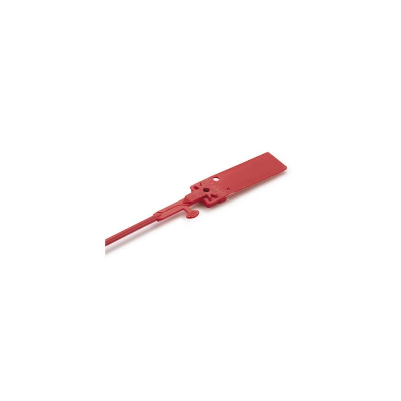 Scellé grande longueur à tige lisse rouge - Paquet de 100
