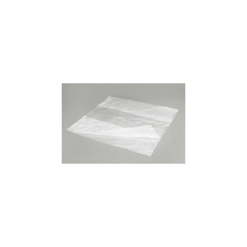 Sachet plastique à soufflets transparent 12 microns 120x230x80 cm - Paquet de 125
