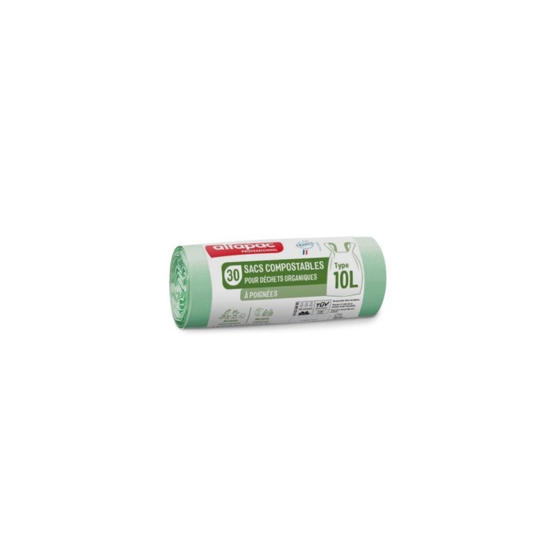 Sac poubelle biodégradable ALFAPAC 10 L - Paquet de 720