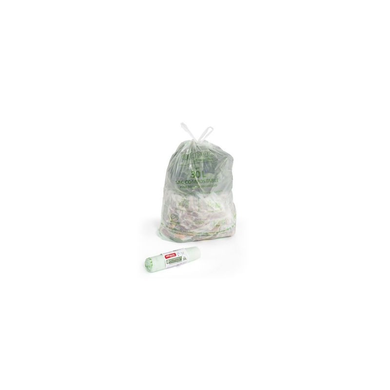 Sac poubelle biodégradable ALFAPAC 30 L - Paquet de 250