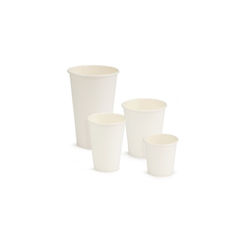 Gobelet carton blanc 12 cl  - Paquet de 1000