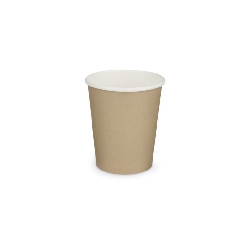 Gobelet carton brun RAJA 25 cl - Paquet de 1000