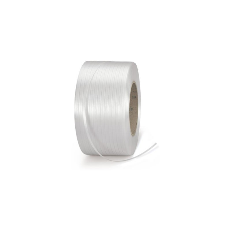 Feuillard composite blanc 16 mm x 850 m - Lot de 2