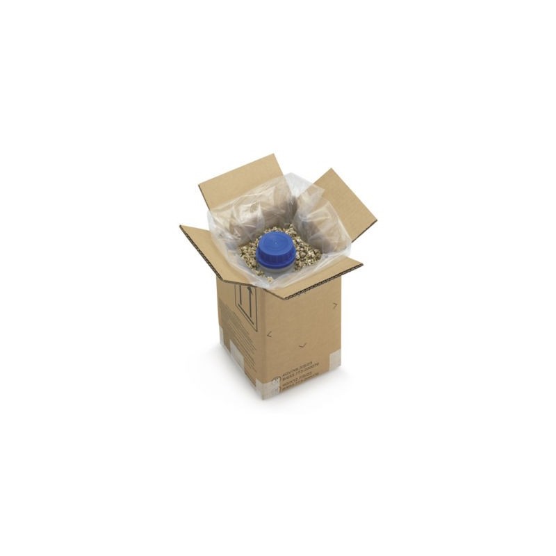 Caisse carton double cannelure pour produits dangereux (logo ONU) 51x37x27 cm  - Lot de 5
