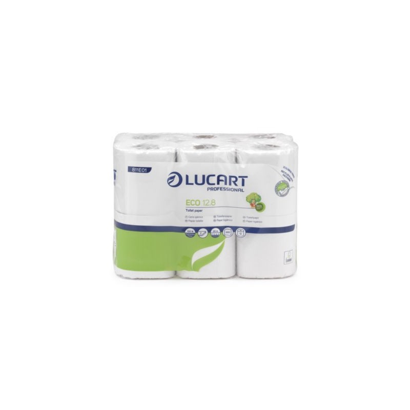 Papier toilette économique recyclé LUCART - Paquet de 96