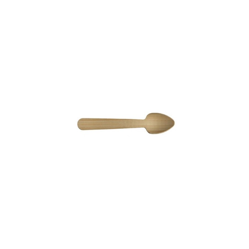 Mini-cuillère en bambou - Paquet de 100