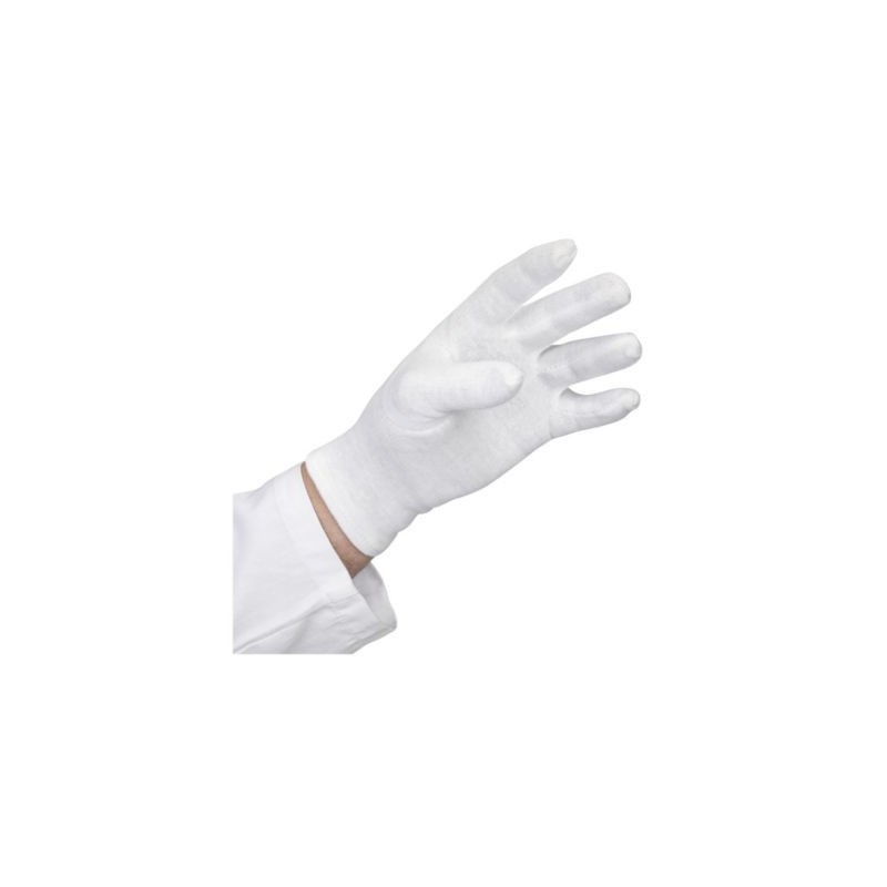 Gants de propreté coton et polyester COVERGUARD taille 7 - Lot de 10