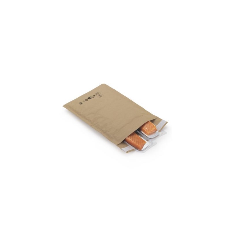 Sachet papier isotherme à fermeture adhésive 22,3 x 33,5 cm - Paquet de 25